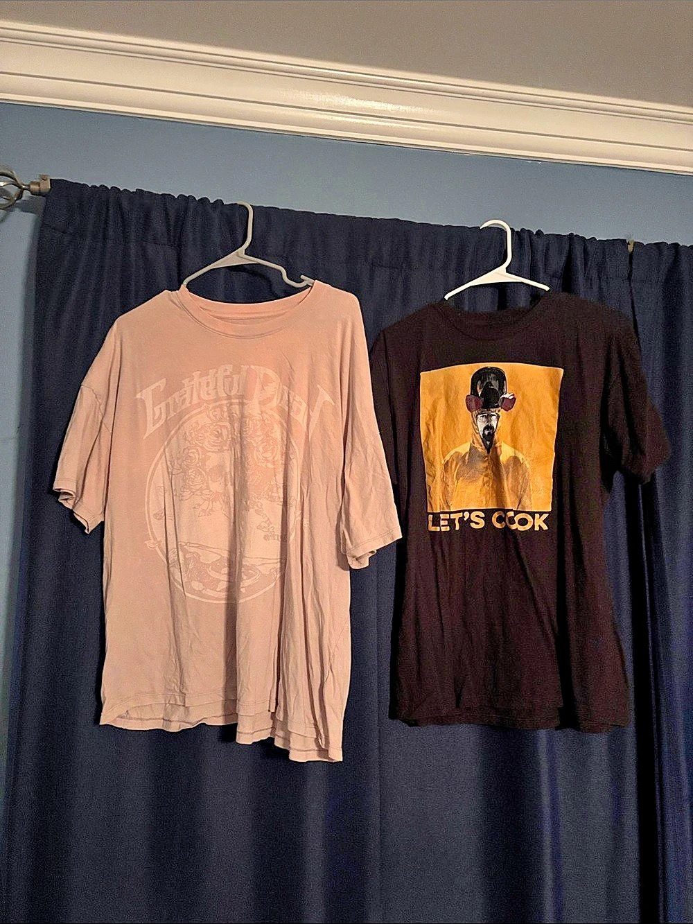 Graphic Tee Two-Piece Set XL Grateful Dead /Breaking Bad Let's Cook